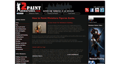 Desktop Screenshot of 2paintminiatures.com